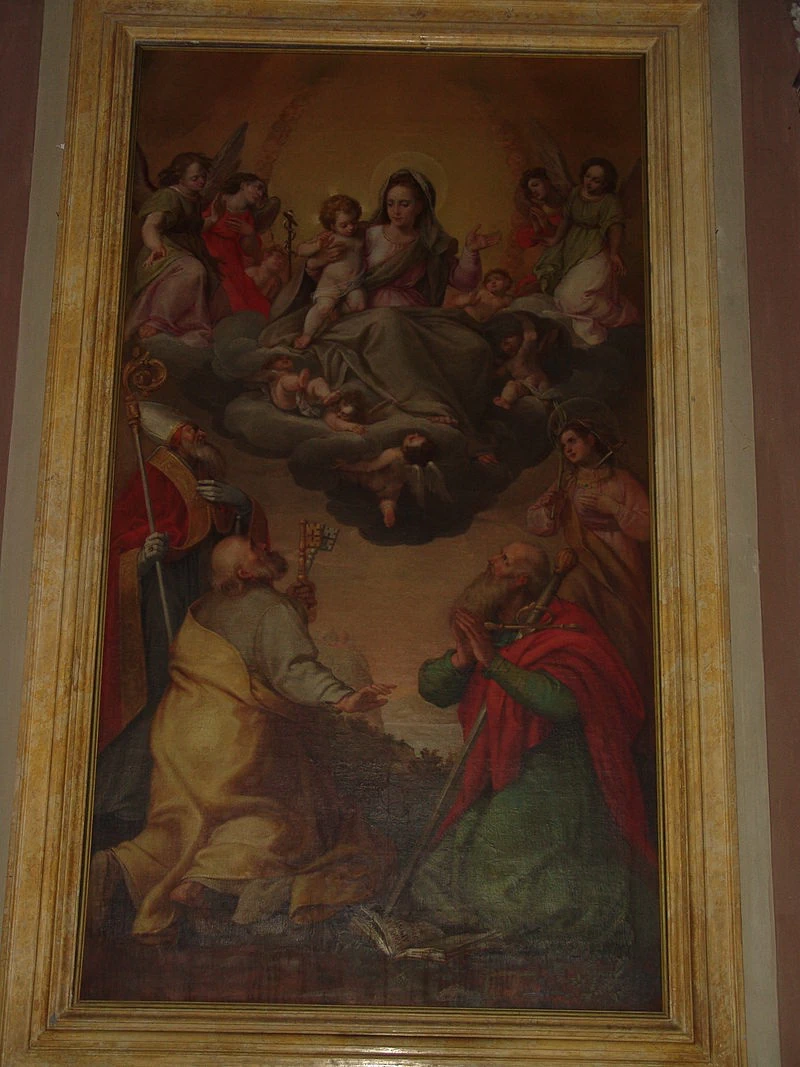 Gloria dei Santi Pietro e Paolo - chiesa di san Brinzio, VA, Barocci Federico